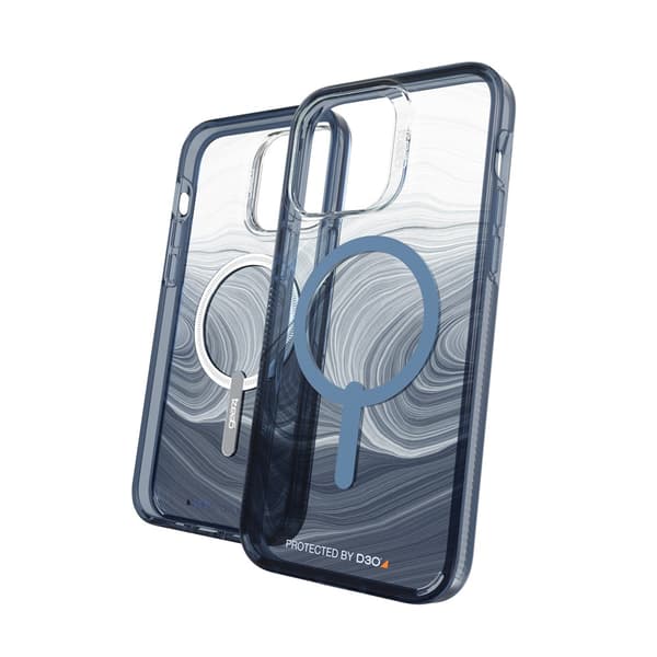 Gear4 iPhone 14 Pro Max Kuori Milan Snap Blue Swirl