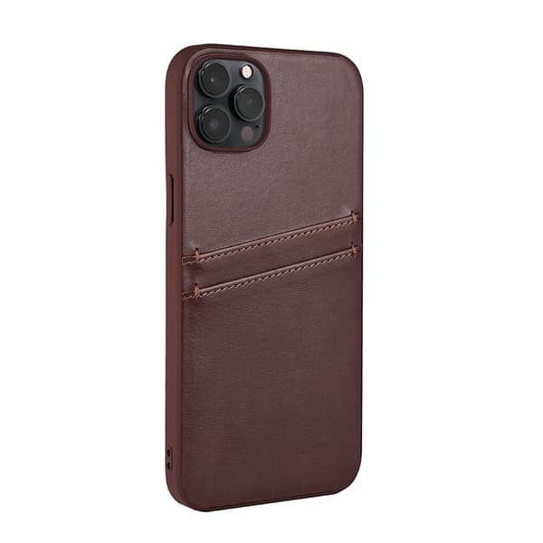 Cover PU Brun - iPhone 14 Plus