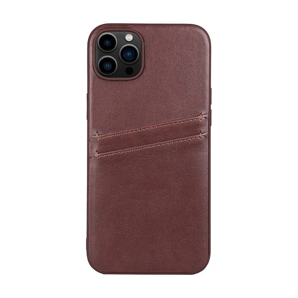 Cover PU Brun - iPhone 14 Plus