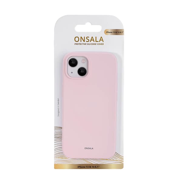 Mobilcover Silikone Chalk Pink - iPhone 13/14