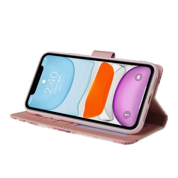 iPhone 11 Pro Max Trendikäs lompakkokotelo Sparkle 4-FACK