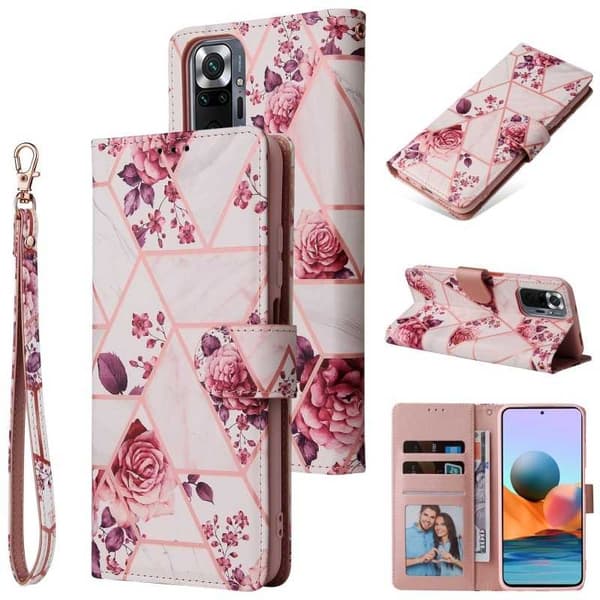 Redmi Note 10 Pro Trendigt Plånboksfodral Sparkle 4-FACK