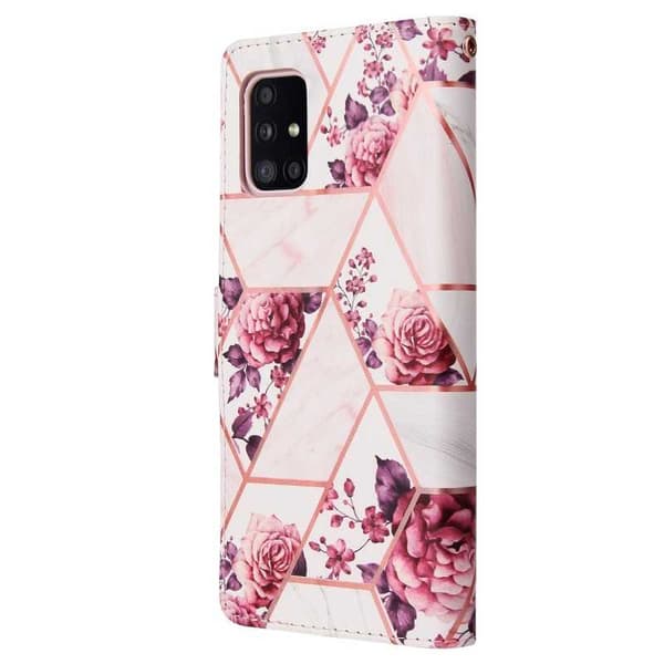 Samsung A51 5G Trendikäs lompakkokotelo Sparkle 4-FACK