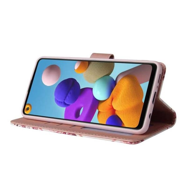Samsung A21s Trendy Pung-etui Sparkle 4-RUMMET