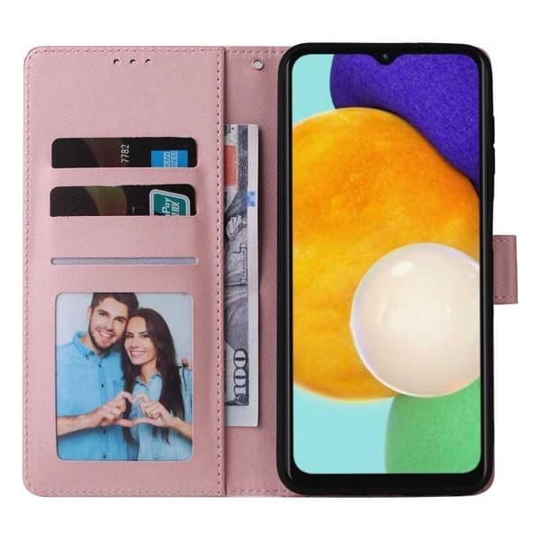 Samsung A13 5G / A04s Trendy pung-etui Sparkle 4-RUMMET