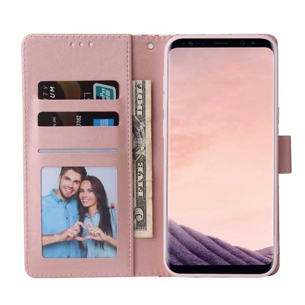 Samsung S8 Trendigt Plånboksfodral Sparkle 4-FACK