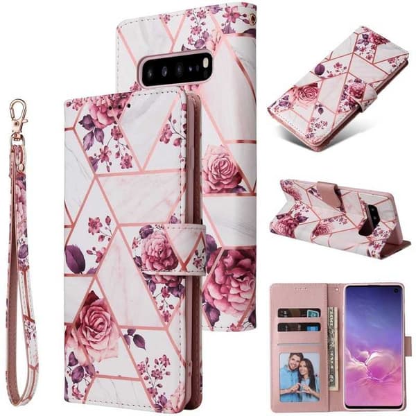 Samsung S10 Trendy Pung Etui Sparkle 4-RUMMET