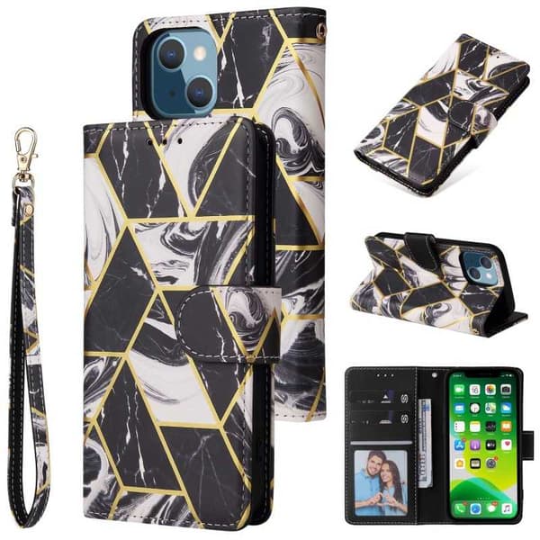 iPhone 12 Pro Max Trendy Pung-etui Sparkle 4-RUMMET