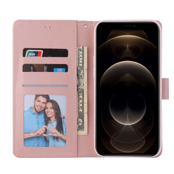 iPhone 12 Pro Max Trendy Pung-etui Sparkle 4-RUMMET