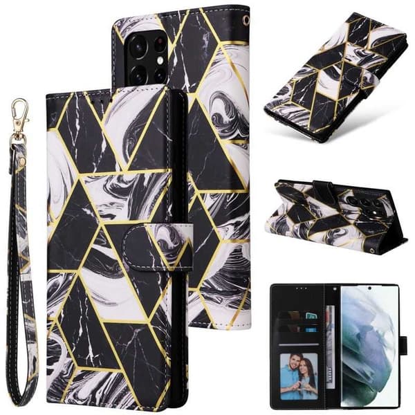 Samsung S22 Ultra Trendy Pung-etui Sparkle 4-SLOT