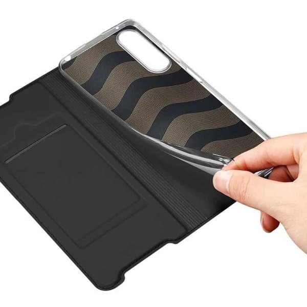 Xperia 10 IV Flip Case Skin Pro med kortrum