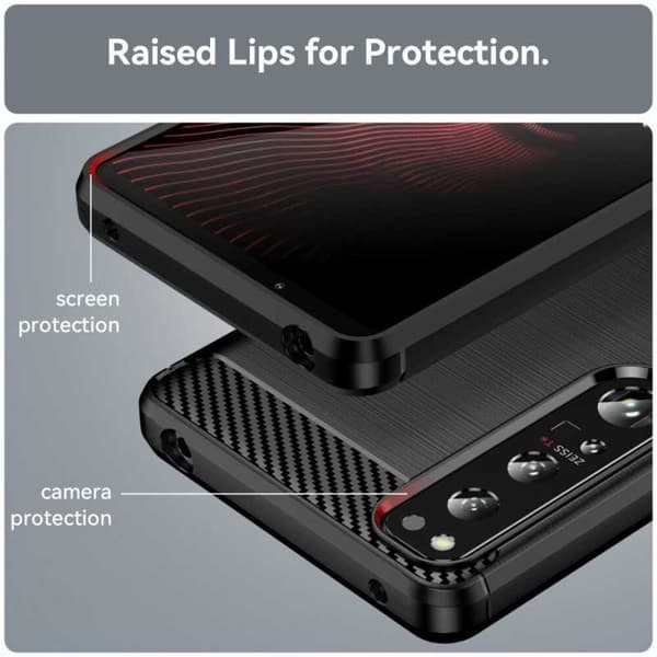 Xperia 1 IV Shockproof Shell SlimCarbon