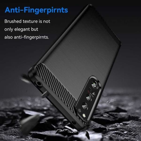 Xperia 1 IV Shockproof Shell SlimCarbon
