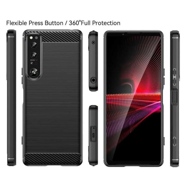 Xperia 1 IV Shockproof Shell SlimCarbon