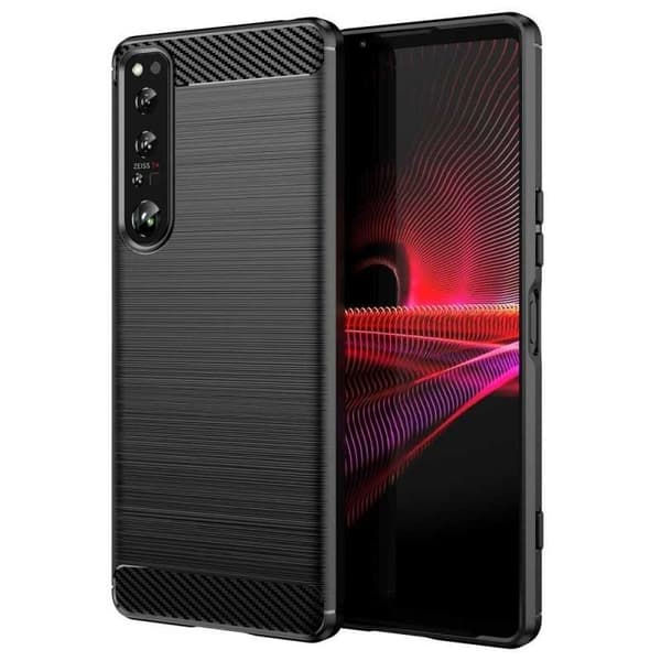 Xperia 1 IV Stöttåligt Skal SlimCarbon