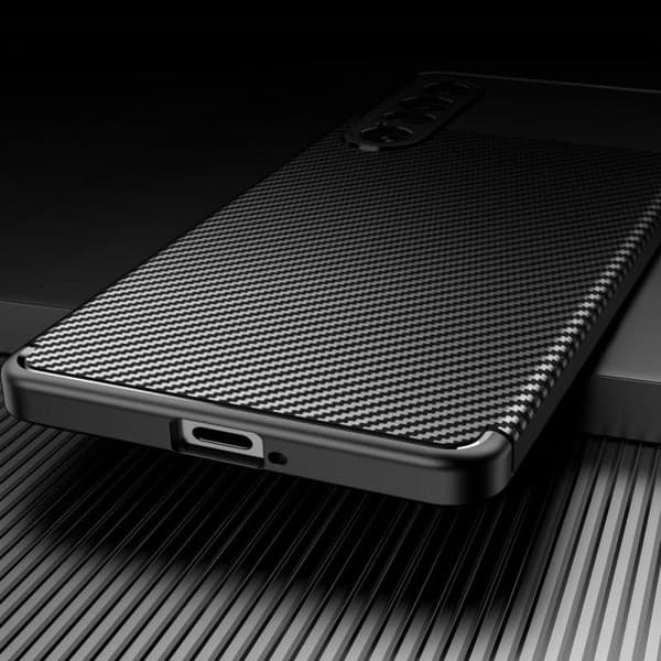 Xperia 1 IV stødsikkert slankt cover FullCarbon V4