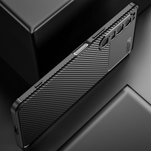 Xperia 1 IV stødsikkert slankt cover FullCarbon V4