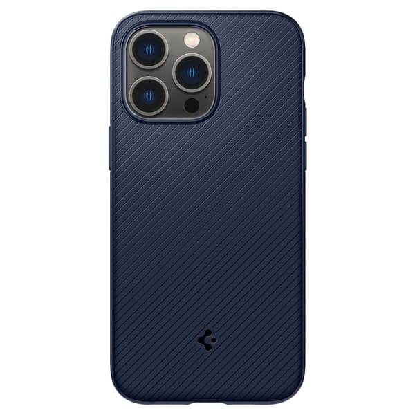 Spigen iPhone 14 Pro Skal MagSafe Mag Armor Navy Blue