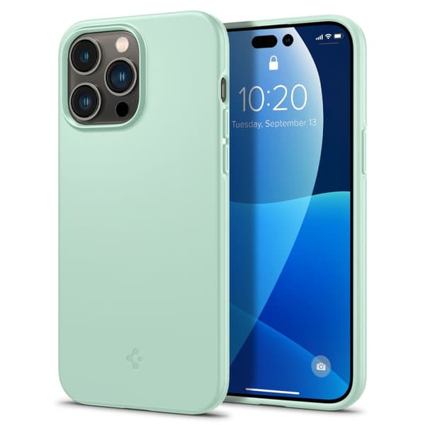 Spigen iPhone 14 Pro Skal Thin Fit Apple Mint