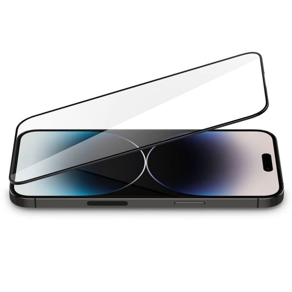 Spigen iPhone 14 Pro Skärmskydd Glass FC Heltäckande