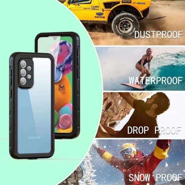Samsung A53 5G Fulddækkende vandtæt premium skal - 2m