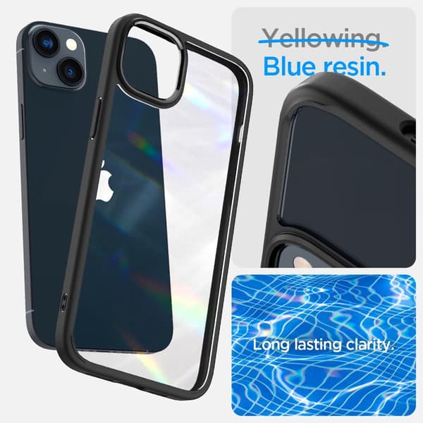 Spigen iPhone 14 Plus Kuori Crystal Hybrid Matte Black