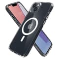Miniatyrbillede 6 af 11: Spigen iPhone 14 Plus Cover Crystal Hybrid MagFit Hvid