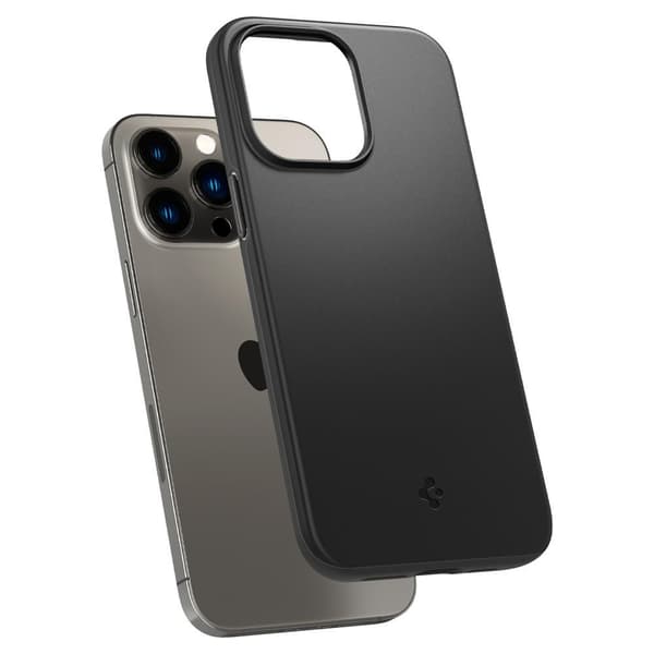 Spigen iPhone 14 Pro Max Cover Thin Fit Sort