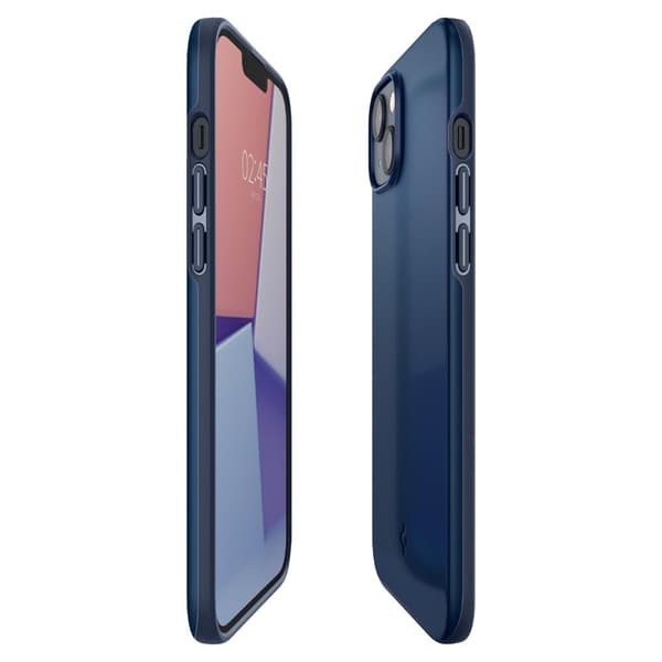 Spigen iPhone 14 Plus Kuori Thin Fit Navy Blue