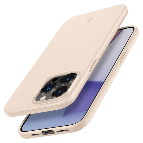 Spigen iPhone 14 Pro Cover Thin Fit Sand Beige