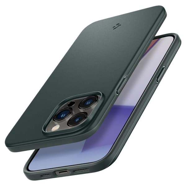 Spigen iPhone 14 Pro Cover Thin Fit Abyss Green