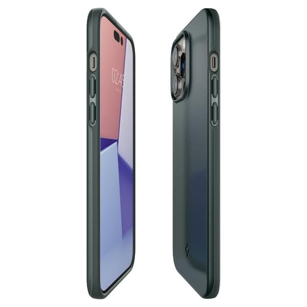 Spigen iPhone 14 Pro Cover Thin Fit Abyss Green