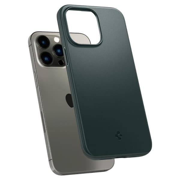 Spigen iPhone 14 Pro Cover Thin Fit Abyss Green