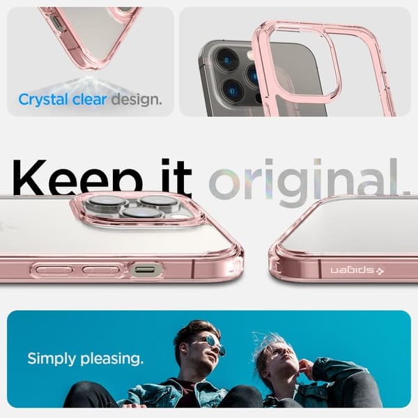 Spigen iPhone 14 Pro Max Cover Ultra Hybrid Rose Crystal