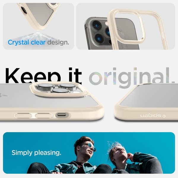 Spigen iPhone 14 Pro Max Cover Ultra Hybrid Sand Beige
