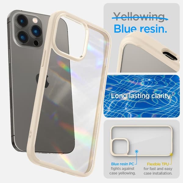 Spigen iPhone 14 Pro Max Cover Ultra Hybrid Sand Beige