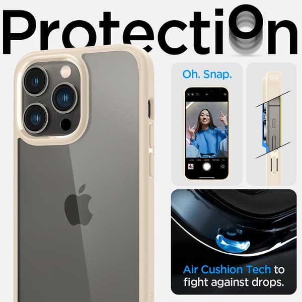 Spigen iPhone 14 Pro Max Cover Ultra Hybrid Sand Beige