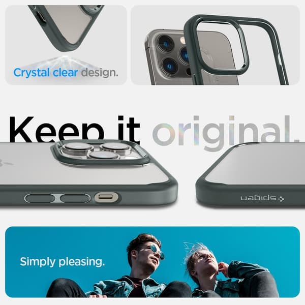 Spigen iPhone 14 Pro Max Kuori Ultra Hybrid Abyss Green