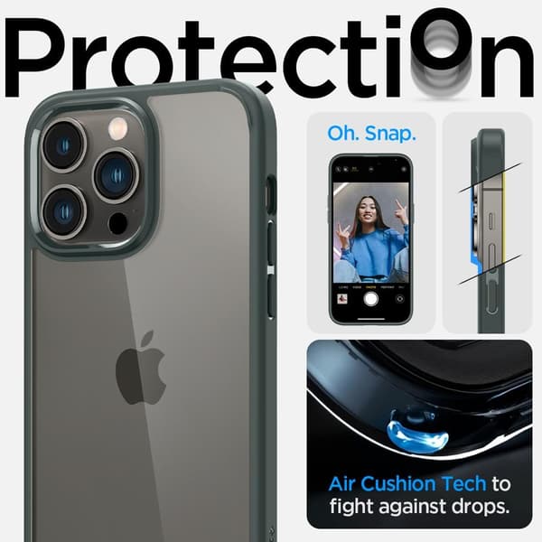 Spigen iPhone 14 Pro Max Kuori Ultra Hybrid Abyss Green