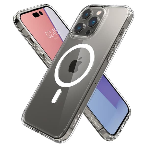 Spigen iPhone 14 Pro Max Kuori Ultra Hybrid MagFit Valkoinen