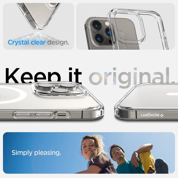 Spigen iPhone 14 Pro Max Kuori Ultra Hybrid MagFit Valkoinen