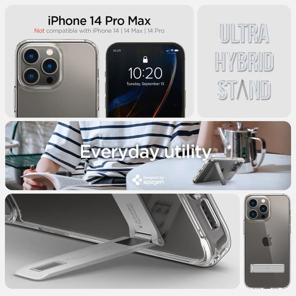 Spigen iPhone 14 Pro Max Cover Ultra Hybrid S Crystal Clear