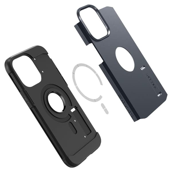 Spigen iPhone 14 Pro Max Kuori Tough Armor MagFit Metal Slate