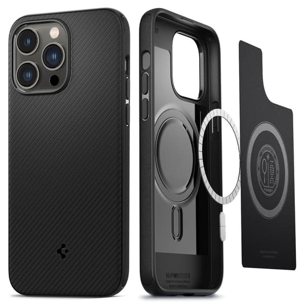Spigen iPhone 14 Pro Max Kuori Mag Armor MagFit Matte Black
