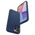 Miniatyrbild 7 av 9: Spigen iPhone 14 Pro Max Skal Silicone Fit MagFit Navy Blue