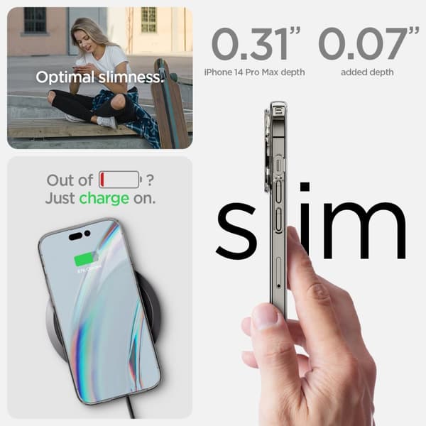 Spigen iPhone 14 Pro Max Cover Skærmbeskytter Crystal Pack Crystal Clear