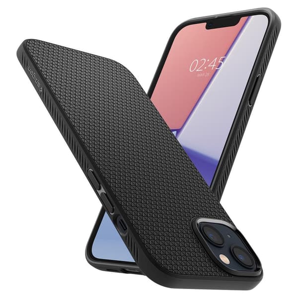 Spigen iPhone 14 Plus Cover Liquid Air Matte Black