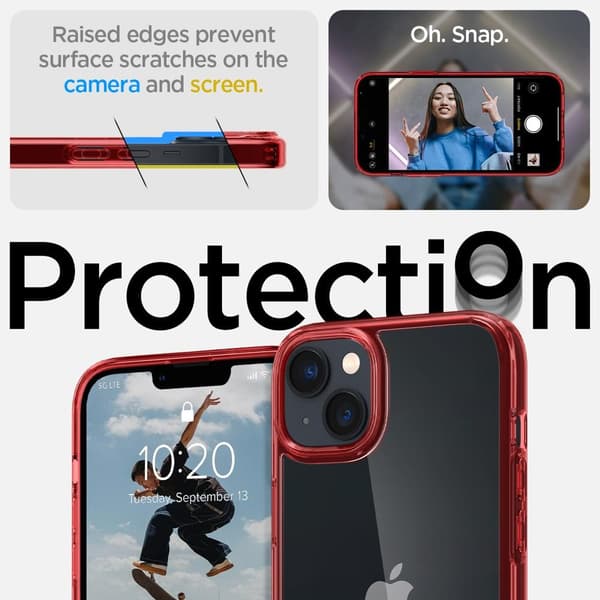 Spigen iPhone 14 Plus Cover Ultra Hybrid Red Crystal
