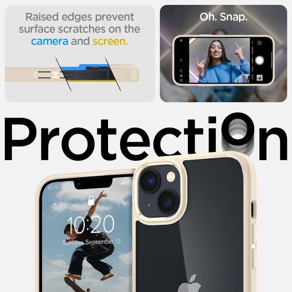 Spigen iPhone 14 Plus Cover Ultra Hybrid Sand Beige