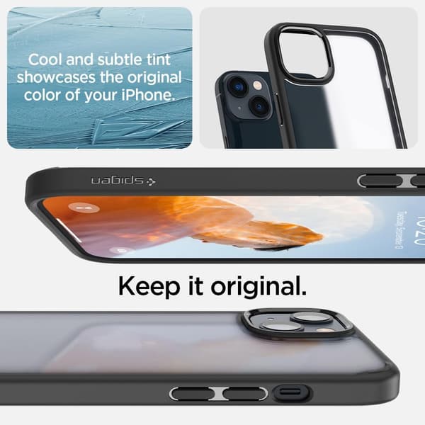Spigen iPhone 14 Plus Kuori Ultra Hybrid Frost Black